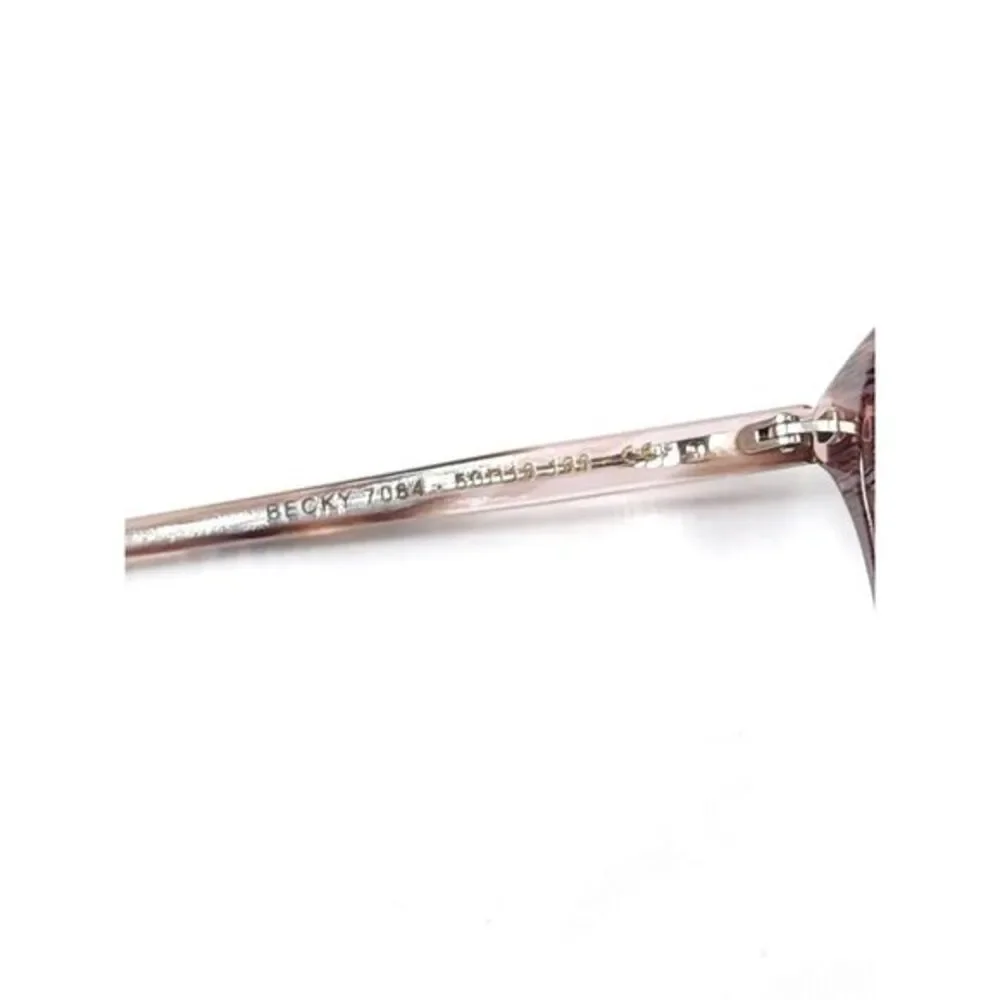 Jean‎ Lafont Eyeglasses Frames BECKY 7084 Clear Brown Pink Purple Horn 50-18-138